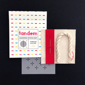 TANDEM Sashiko Stitch Set - SAND